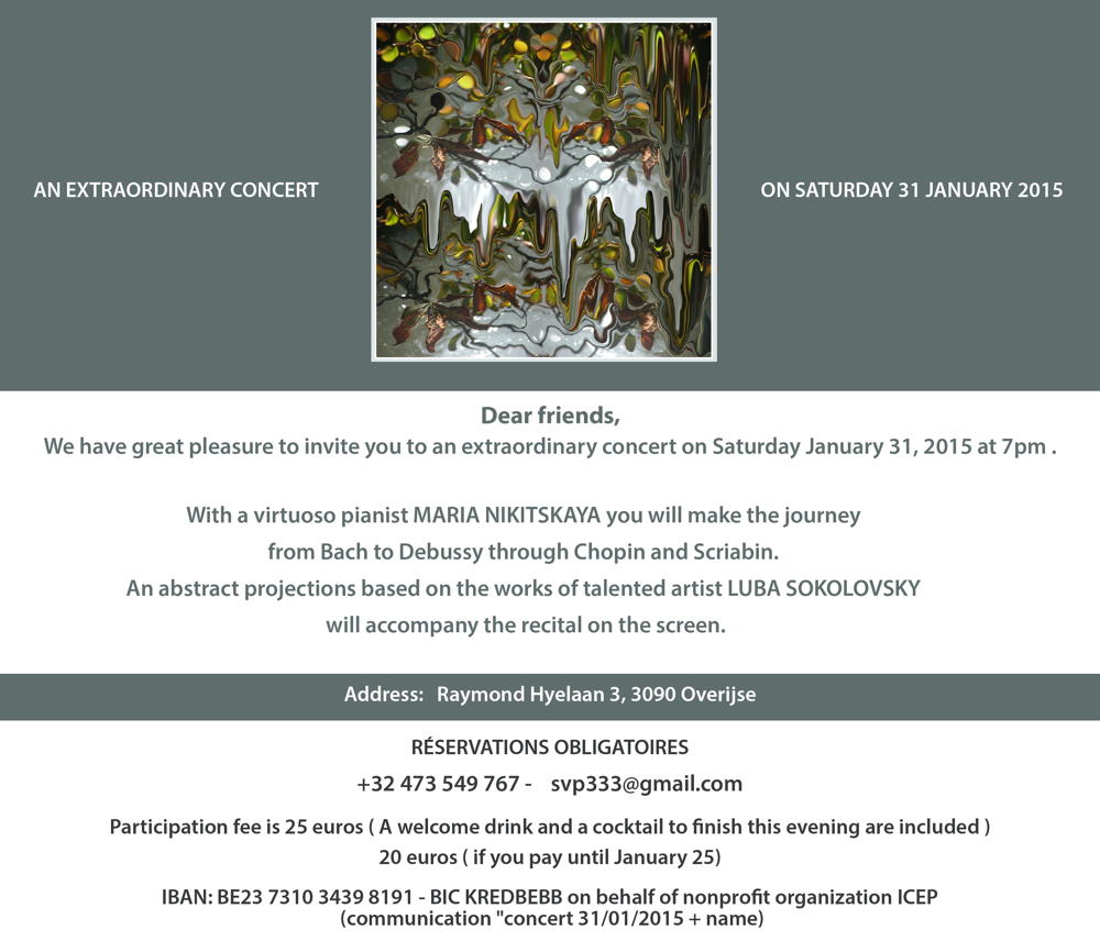 RC Affiche. Concert from Bach to Debussy through Chopin and Scriabin. 2015-01-31